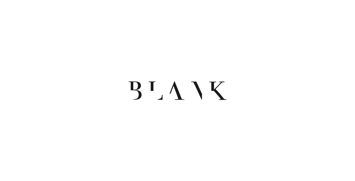 简约现代风格的BLANK logo设计