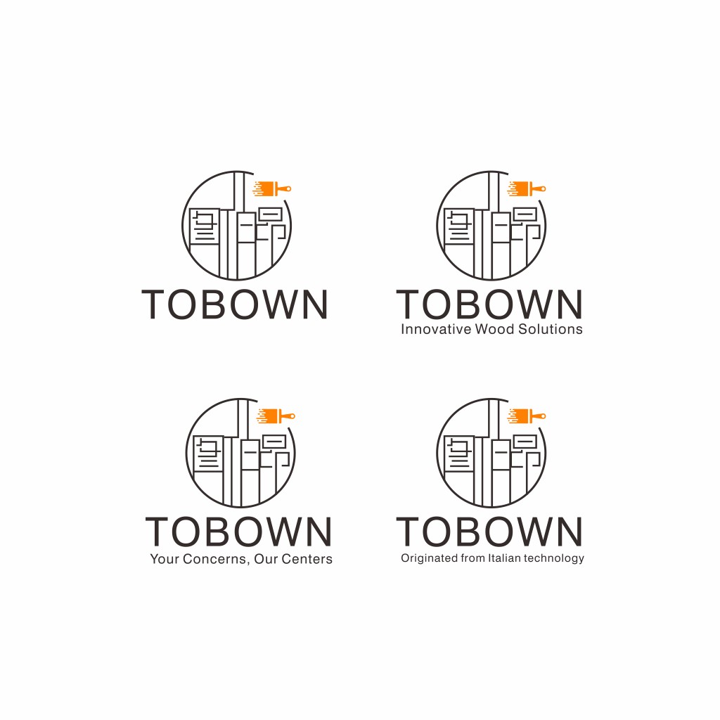 TOBOWN创新木制品解决方案logo设计