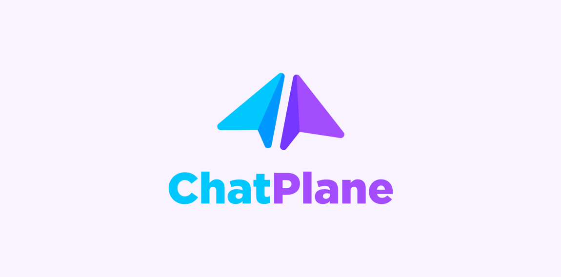 简洁现代的ChatPlane Logo设计
