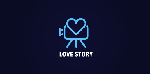 爱的故事logo设计