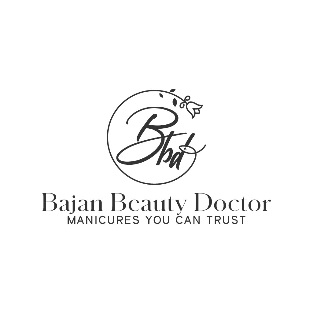 简约优雅美甲店logo设计