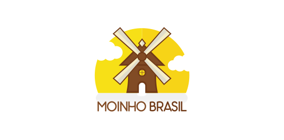 风车主题巴西logo设计