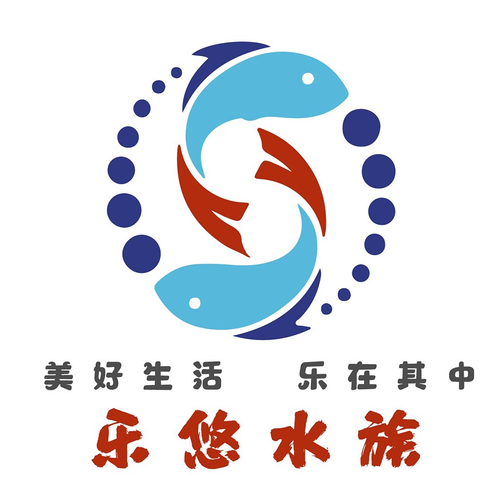 蓝色鱼形logo设计：创意与简洁的结合