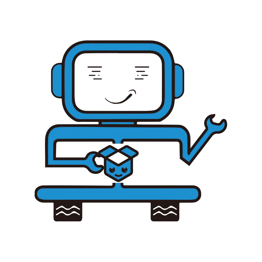 机器人维修服务logo设计