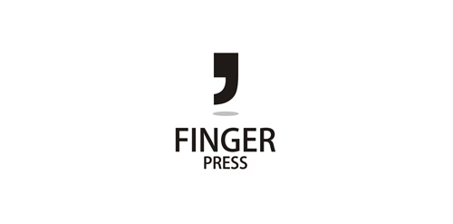 简约现代FINGER PRESS LOGO设计