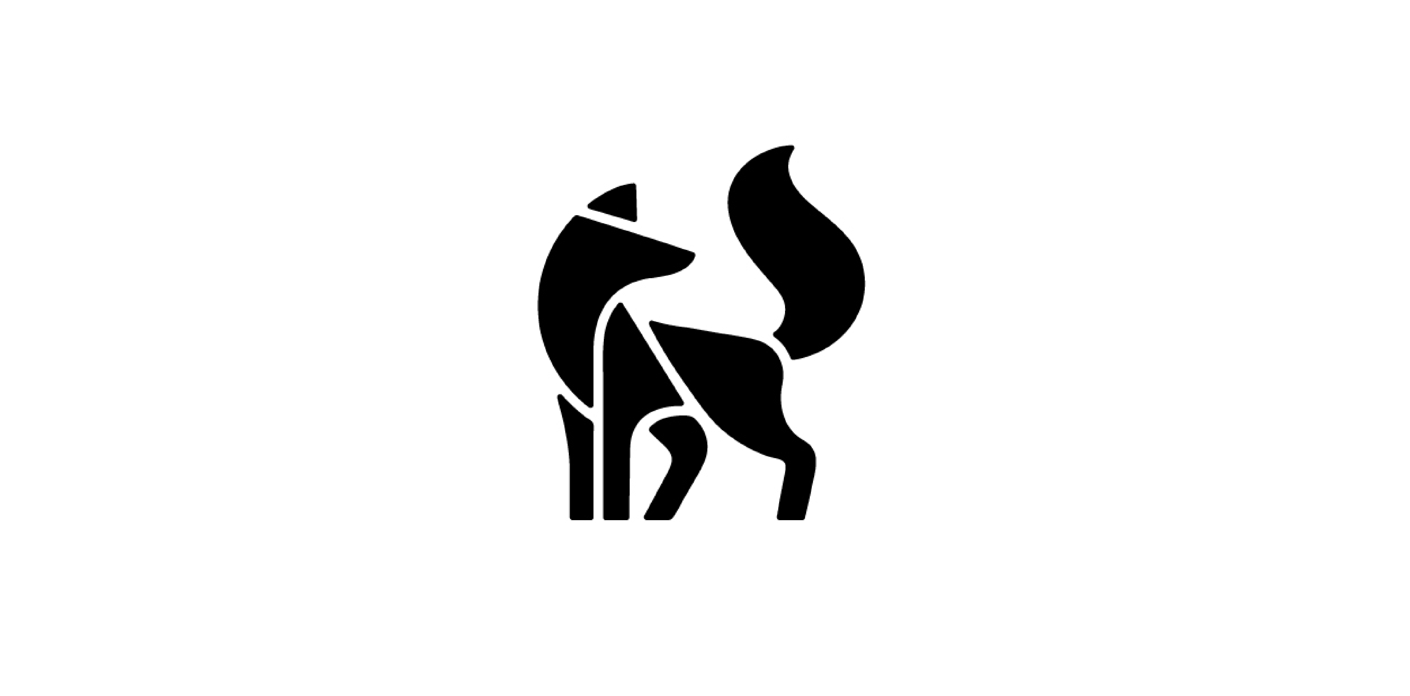 简约线条动物logo设计