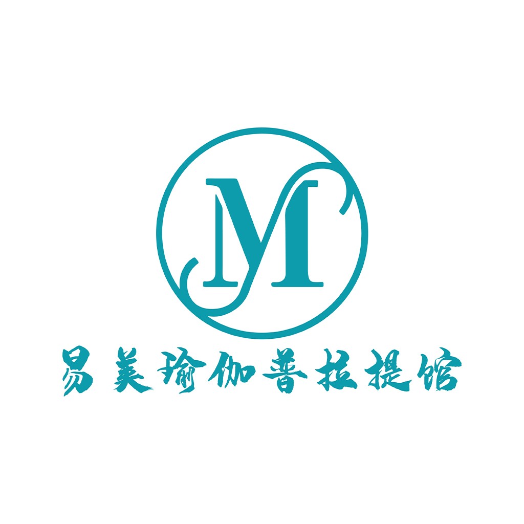 简约优雅瑜伽馆logo设计