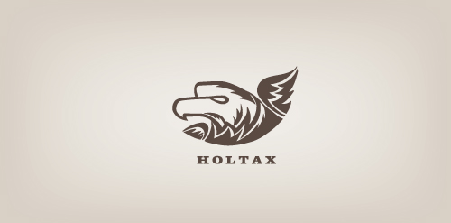 鹰头标志设计:Holtax品牌视觉识别