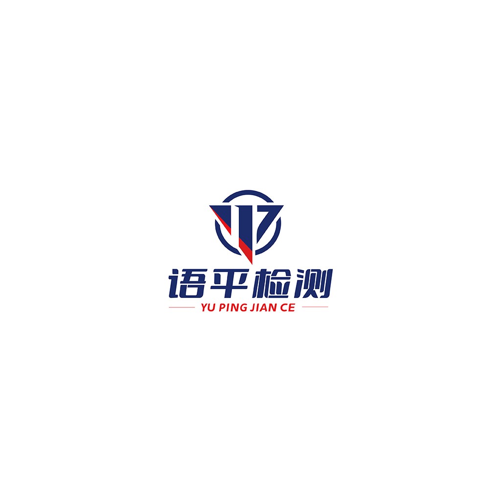 简洁现代的检测公司logo设计