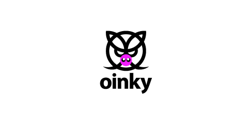 猫头鹰脸谱创意logo设计