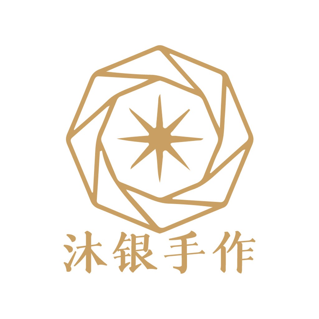 简约几何六边形logo设计