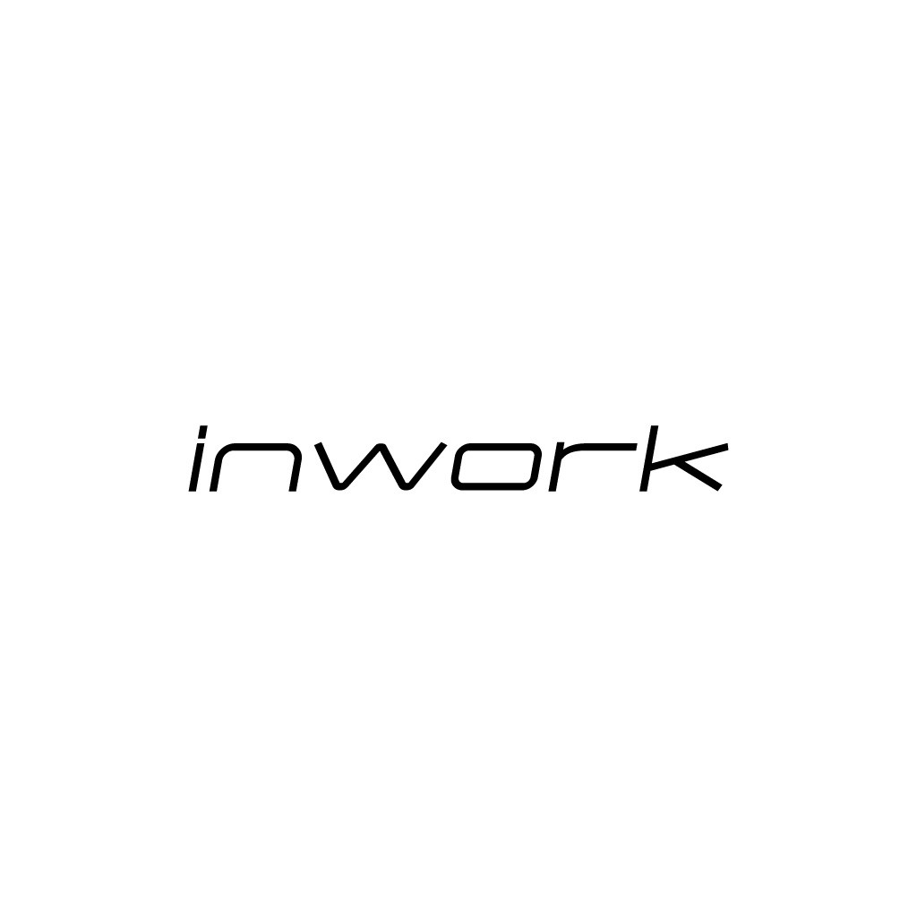 简约现代风格的'inwork'logo设计
