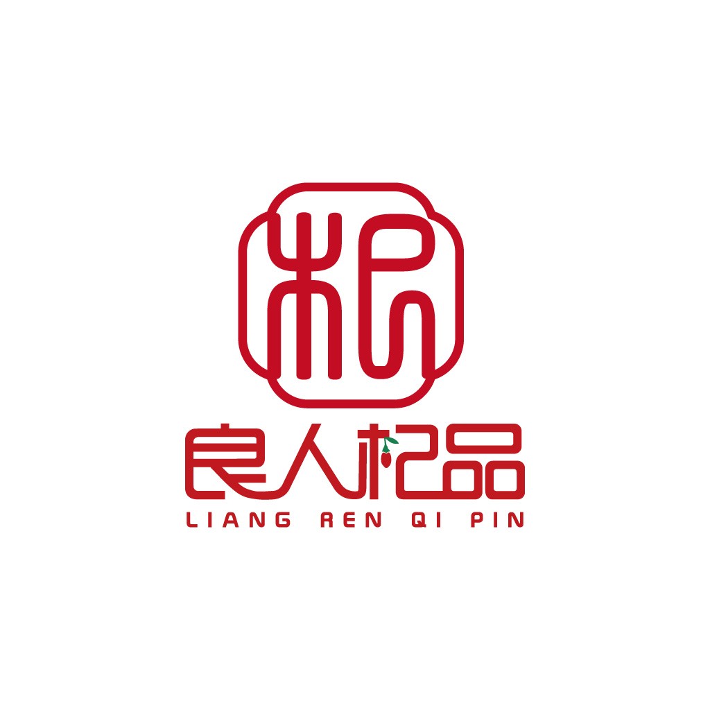 中国风红色徽章logo设计