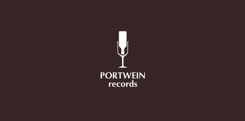 Portwein Records Logo设计