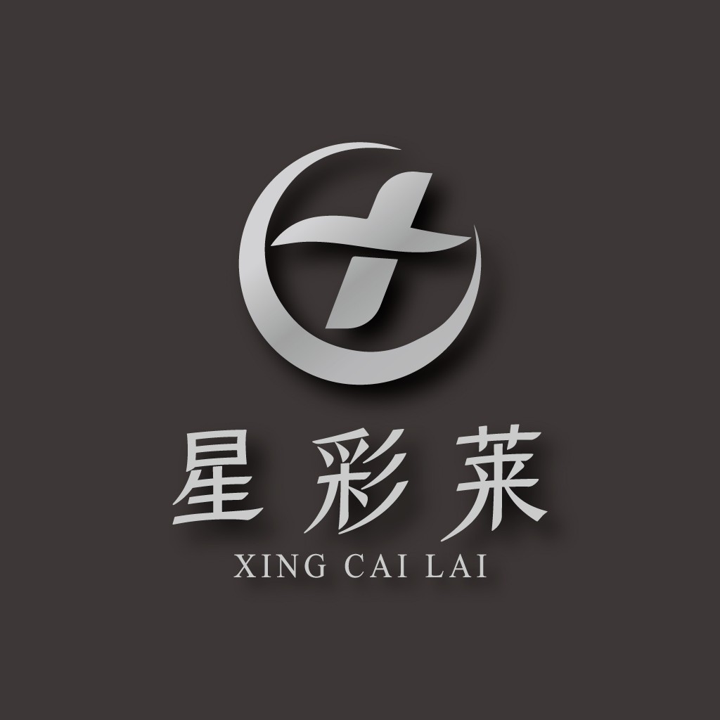 现代简约风格的星彩莱莱logo设计