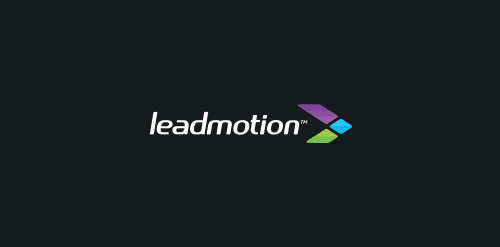 LeadMotion Logo设计:简洁现代企业标识