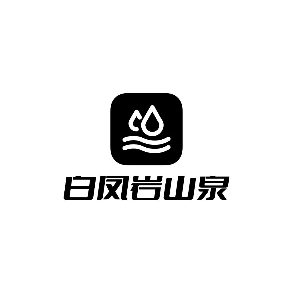 简约水滴形logo设计