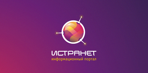 现代科技感圆环logo设计