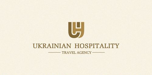 Ukrainian Hospitality Travel Agency Logo Design