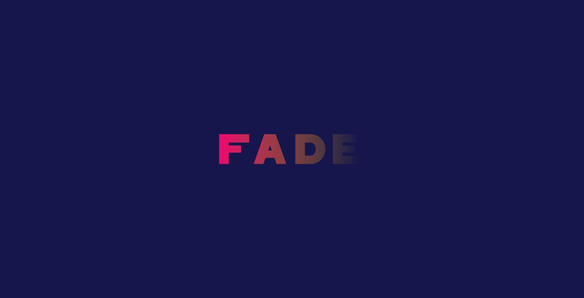 渐变色文字logo设计