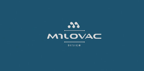 简约现代风格的Milovac设计Logo