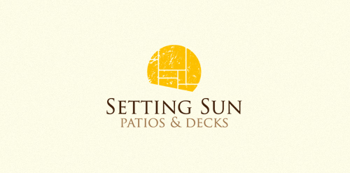 Setting Sun Logo设计:简约自然风