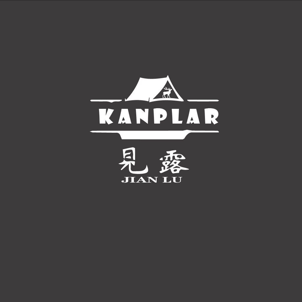 简约帐篷logo设计，适合户外露营品牌