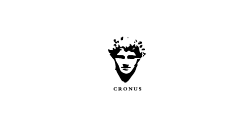 Cronus Logo设计:简洁抽象的头部艺术