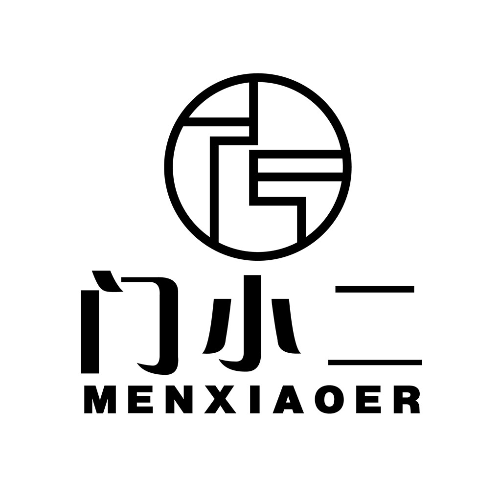 简约现代风格的门小二logo设计