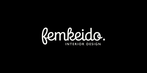 简约风Femkeido室内设计logo设计