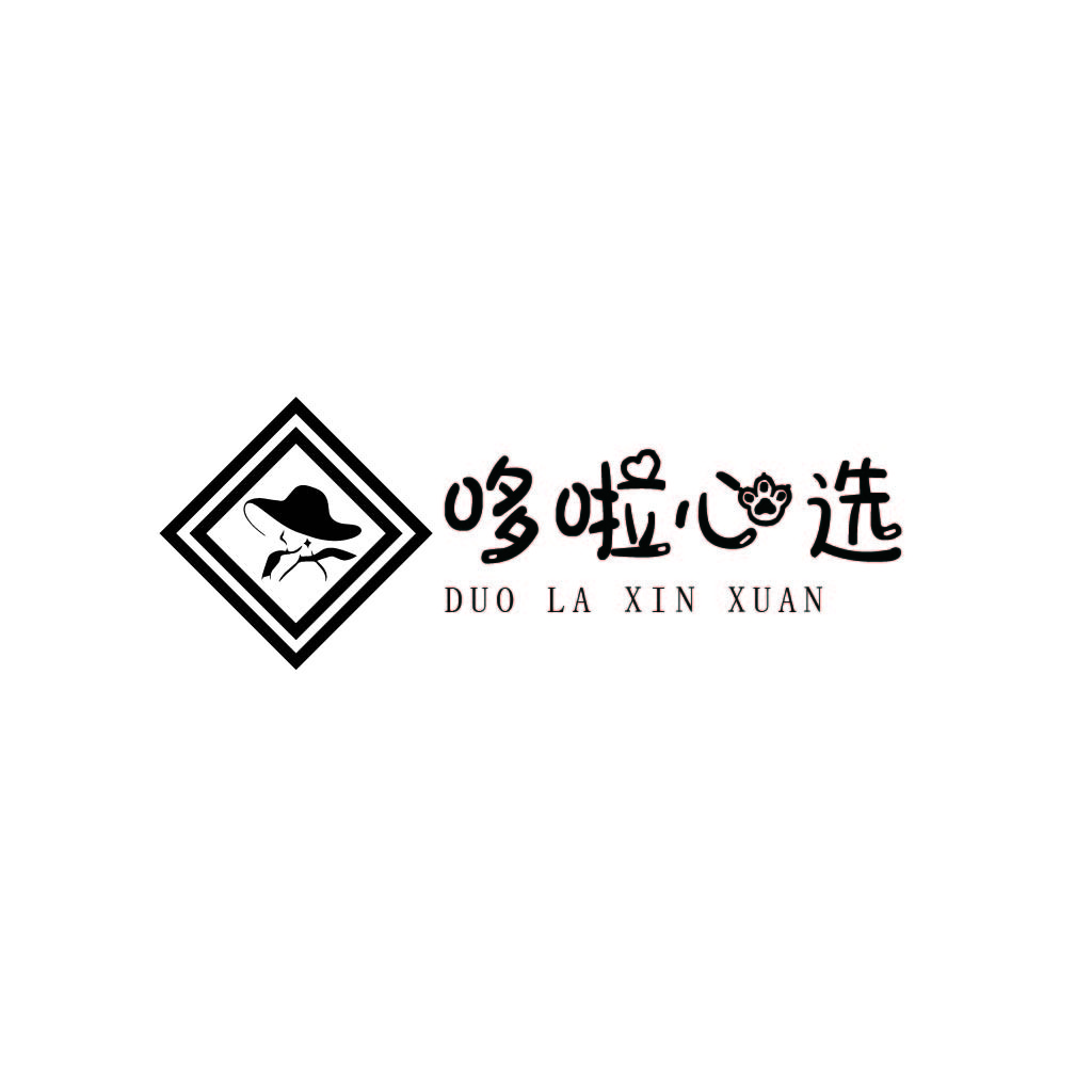 哆啦拉心选logo设计