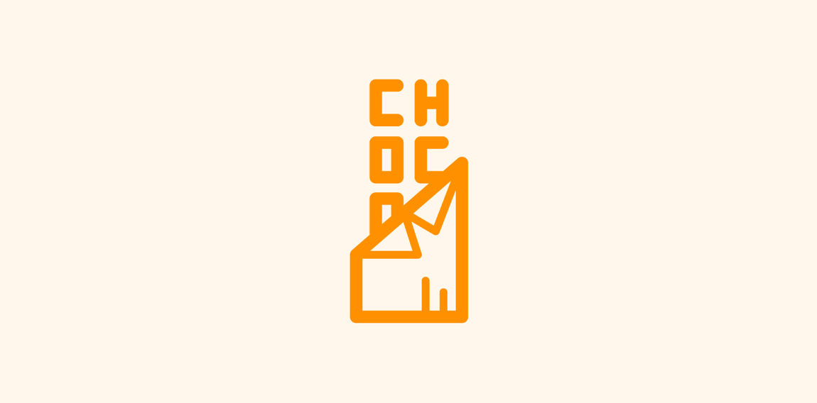 简洁现代的CHOCO品牌logo设计