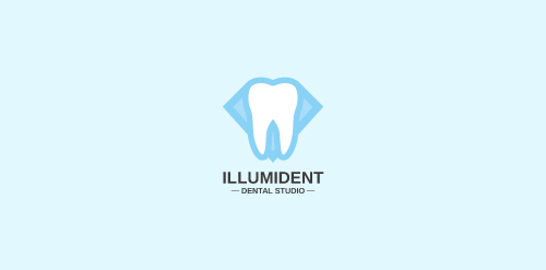 牙科诊所标志设计:ILLUMIDENT