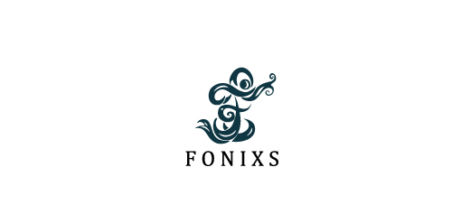 Fonixs logo设计:现代简洁的动物形象
