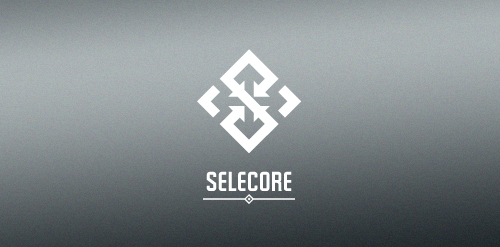 现代简约风格的SELECORE logo设计