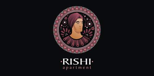 RISHI公寓logo设计