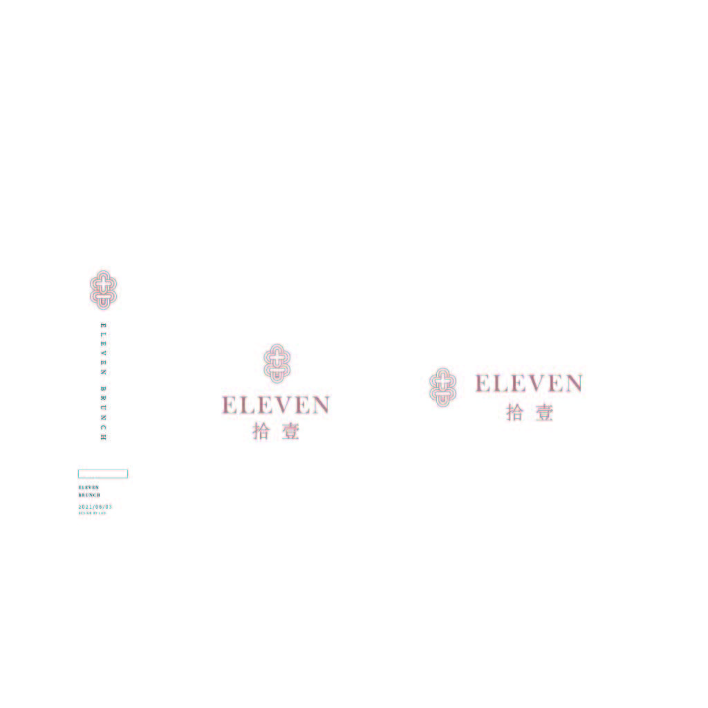 简约优雅的Eleven Logo设计