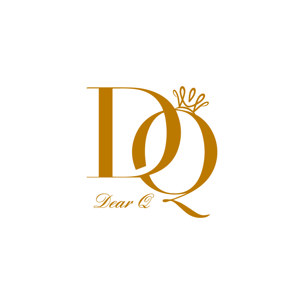 Dear Q Logo设计:奢华优雅品牌标识