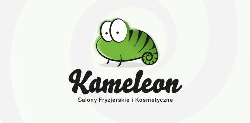 Kamelelon logo设计:创意变色龙品牌形象