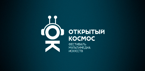 机器人主题的多媒体艺术节logo设计