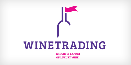 葡萄酒贸易Logo设计：优雅与奢华