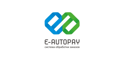 E-Autopay Logo设计：现代简约的订单处理系统标识