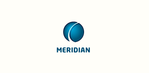 Meridian Logo设计:简洁现代的标志