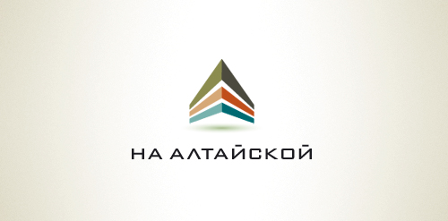 现代几何风格的logo设计