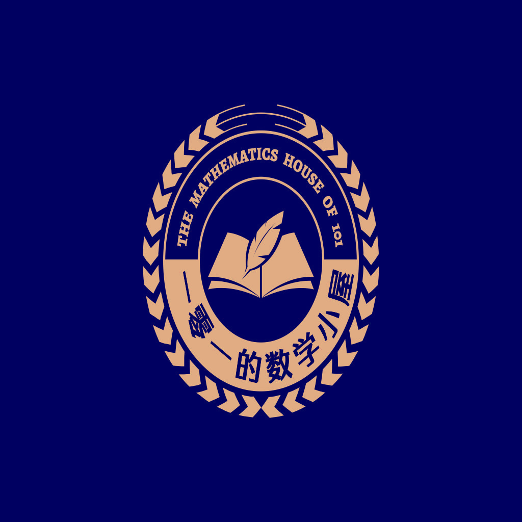数学小屋logo设计：简洁优雅的教育标志