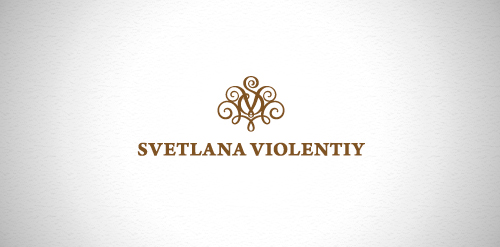 优雅复古风Svetlana Violenttiy Logo设计