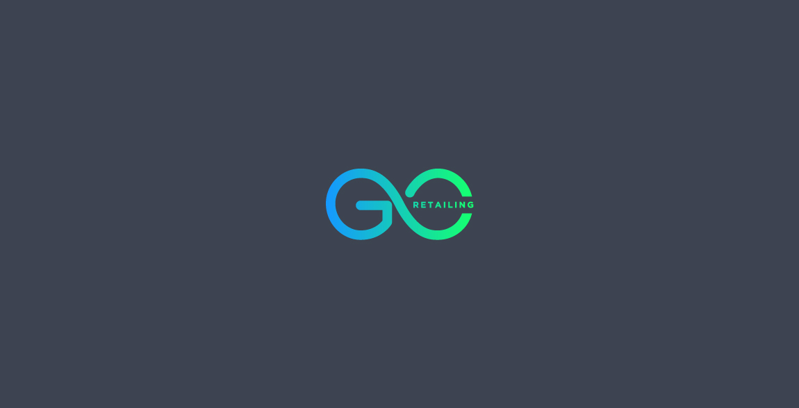 GO Retailing Logo设计:无限循环的零售品牌标识
