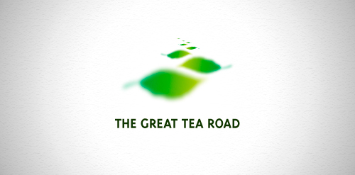 简约绿色茶道logo设计
