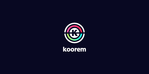简约现代的K字母Logo设计