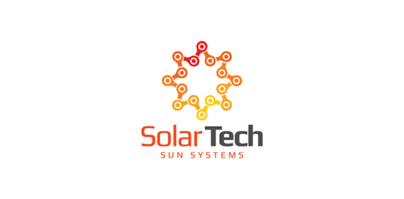 太阳能科技系统logo设计
